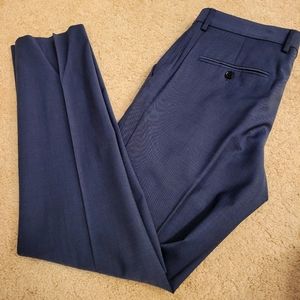Express Mens Dress Pants Navy Blue Skinny Fit